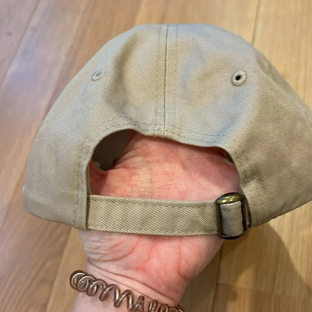 Kosas Baseball Cap Beige Embroidered Hat NWOT Adjustable